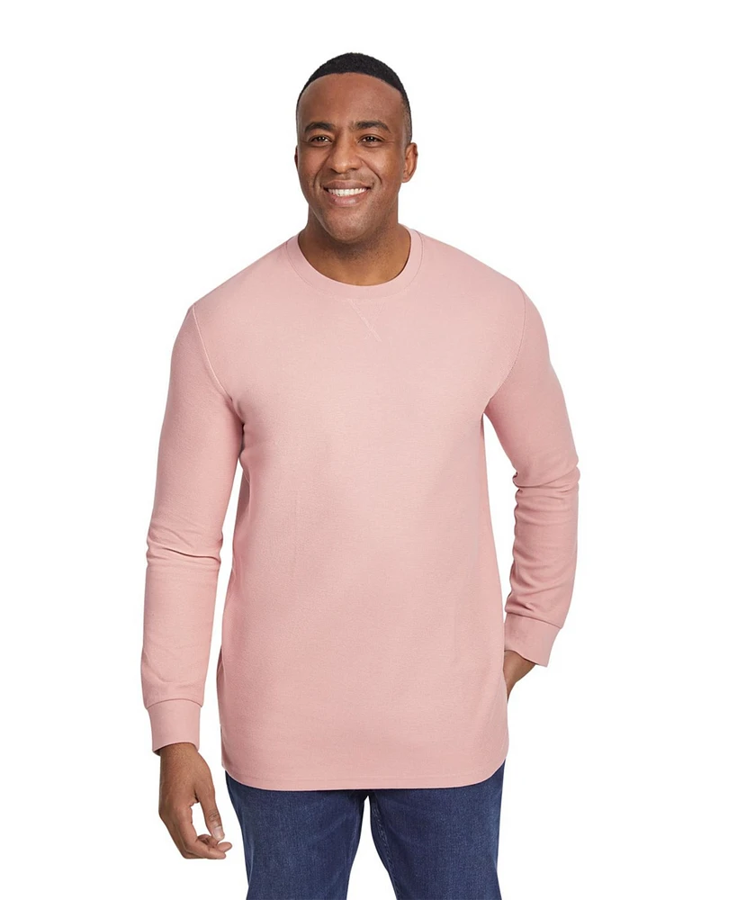 Johnny Bigg Big & Tall Regal Waffle Long Sleeve Top