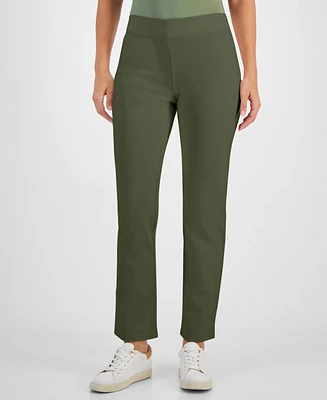 Jm Collection Petite Pull-On Ponte-Knit Pants, Created for Macy's