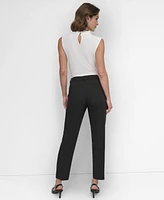 Dkny Women's Front-Seam Straight-Leg Pants