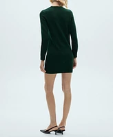 Mango Women's Knit Shift Dress