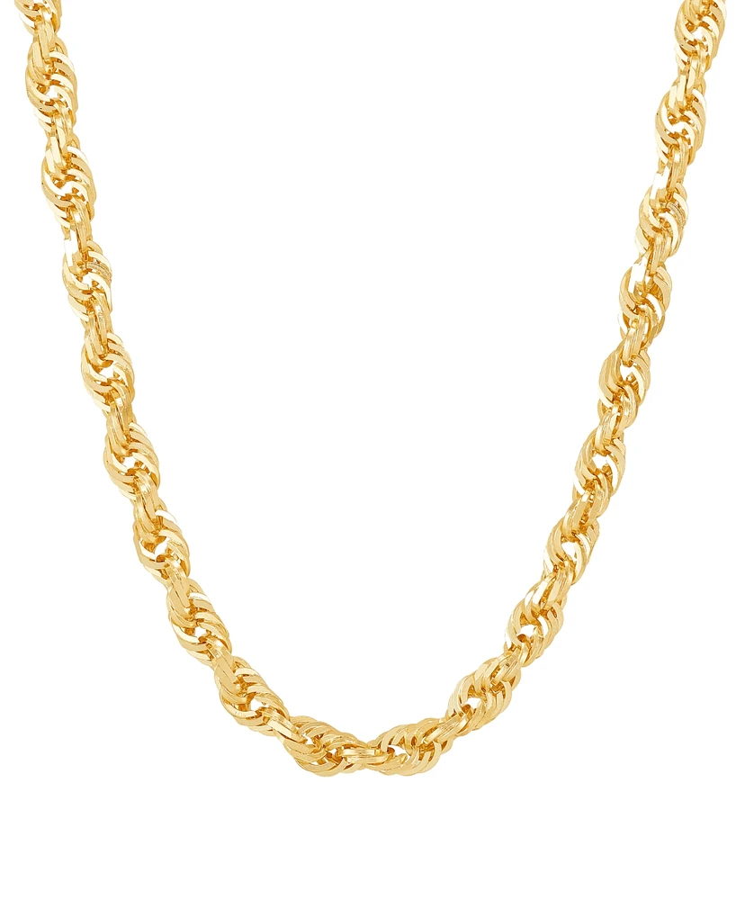 Rope Chain 26" Strand Necklace in 14k Yellow Gold