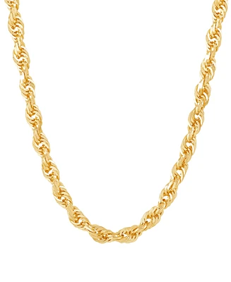 Rope Chain 26" Strand Necklace in 14k Yellow Gold