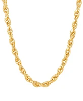 Rope Chain 26" Strand Necklace in 14k Yellow Gold