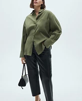 Mango Women's Pocket Modal Shirt