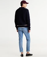 Tommy Hilfiger Men's Quarter-Zip Stripe Sweater