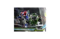 Transformers Cyberverse Optimus Prime and Ratchet vs Crankcase Battle in the Moonlight Set 3 Dark of the Moon Dotm