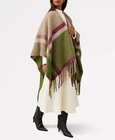 Radley London Fluffy Check Poncho