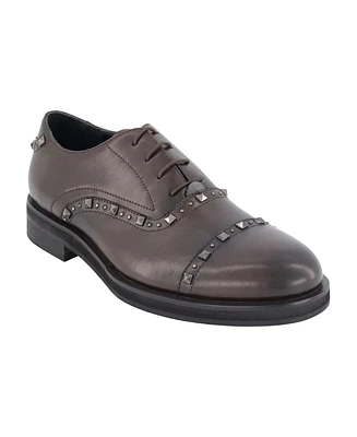 Karl Lagerfeld Paris Men's Studded Cap Toe Dress Shoe