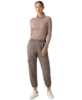 Sanctuary Women's All The Way Cargo Jogger Pants