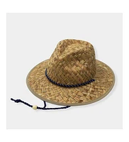 Kanut Sports Kids Patterned Underbrim Cane Natural Straw Hat