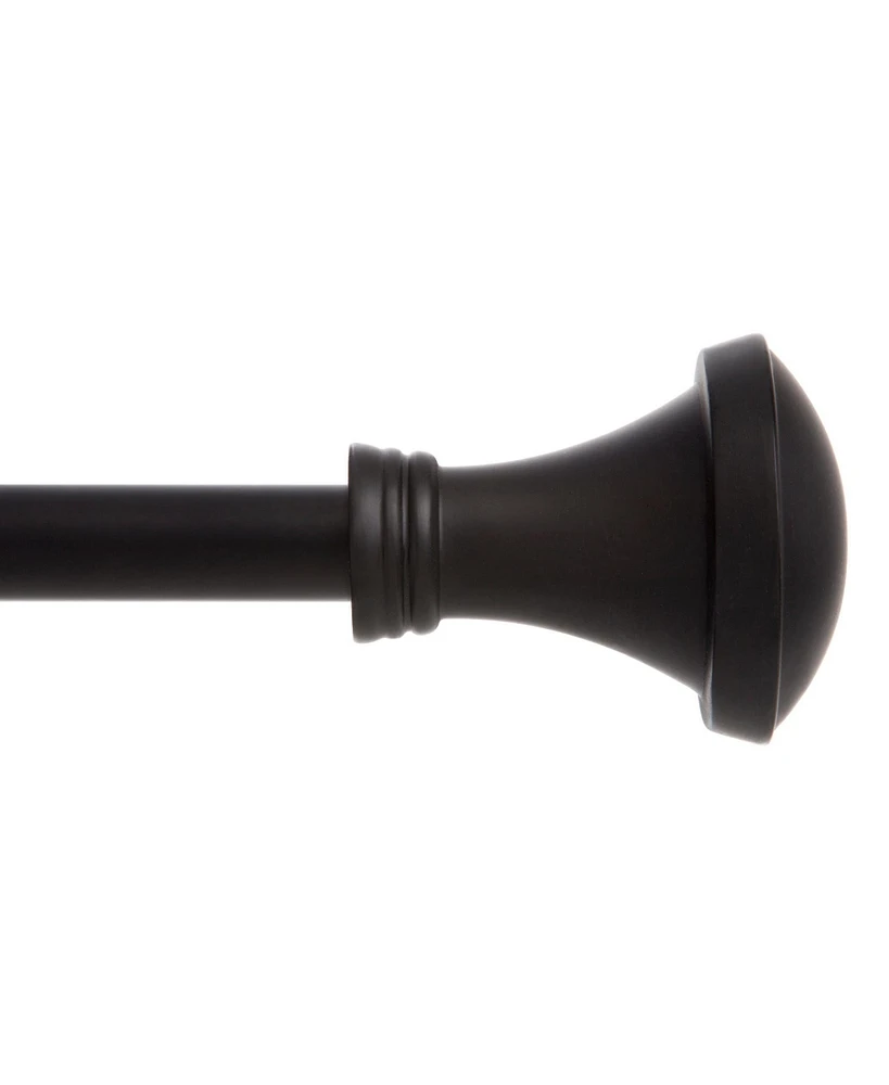 Kenney Irvington 3/4" Decorative Curtain Rod for Stylish Home Decor