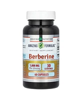 Amazing Nutrition Amazing Formulas Berberine 1000mg Per Serving 60 Capsules Supplement | Non Gmo | Gluten Free