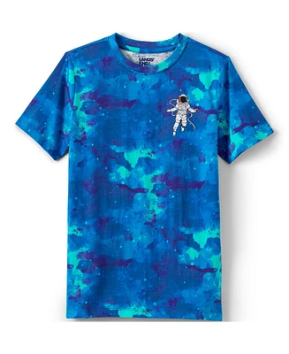 Lands' End Big Boys Husky Short Sleeve Graphic Tee