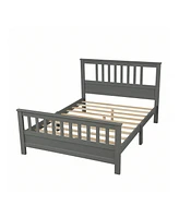 gaomon Twin Bed Frame With Headboard Footboard Easy Assembly Platform Bed Frames Under Bed Storage For Bedroom