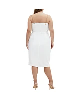 City Chic Plus Ann Chain Dress