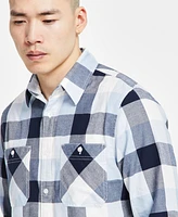 Sun + Stone Men's Nolan Plaid Shirt, Exclusively at Macy's