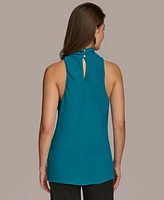 Donna Karan New York Women's High Neck Sleeveless Top