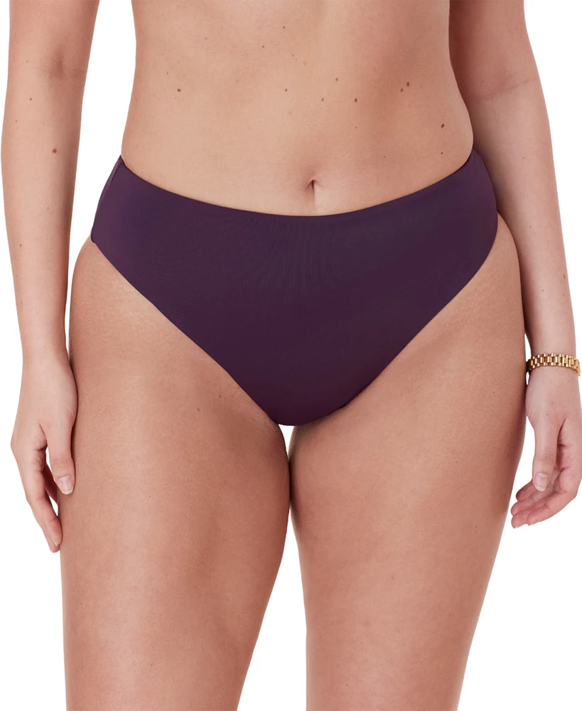 Andie Women's '90s High-Waist High-Cut Bikini Bottoms