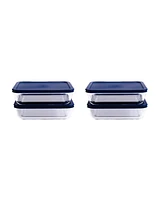 Dura Living -Piece Cup Rectangular Food Storage and Meal Prep Container Set