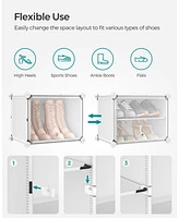 Songmics Home 6-Cube Shoe Organizer with Doors