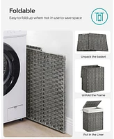 Songmics Home Laundry Hamper with Lid