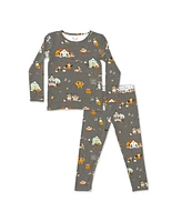 Bellabu Bear Kids Unisex Trick or Treaters Set of 2 Piece Pajamas