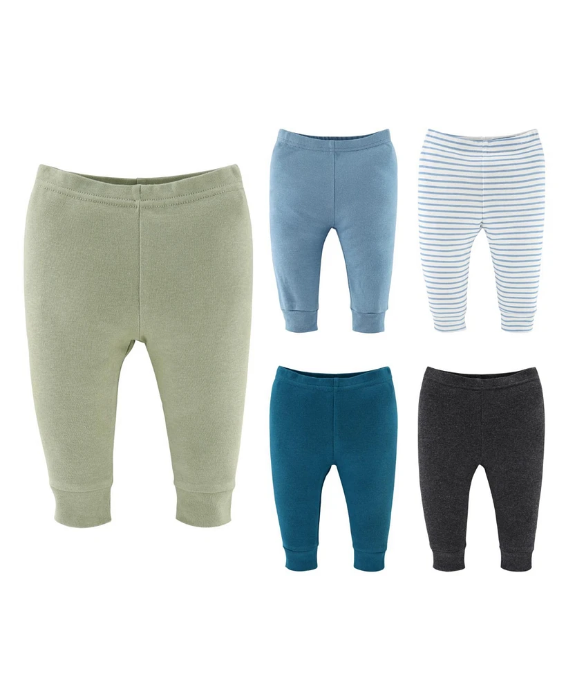 The Peanutshell Baby Boys Pants, 5-Pack Basics