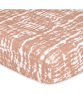The Peanutshell Fitted Crib Sheet Set, Boho Tie Dye, 4 Pack