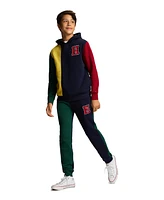 Tommy Hilfiger Toddler and Little Boys Block Soft Fleece Hoodie