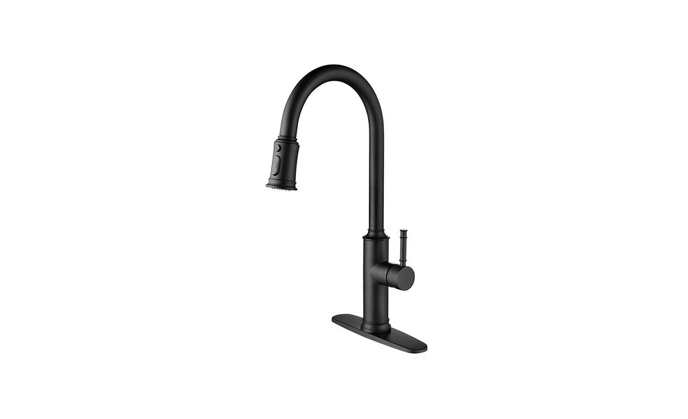 Slickblue Kitchen Faucet with Pull-Out Spray for Flexible Use and Efficient Cleaning Solutions