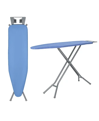 Seymour Home Products Adjustable Height, 4 Leg Ironing Board with Mesh Top and Iron Rest