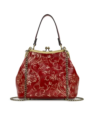 Patricia Nash Western Wallpaper Laureana Frame Satchel Bag