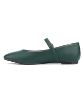 New York & Company Women's Page- Buckle Ballet Flats