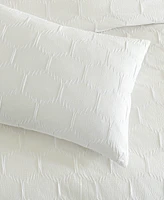 Dkny Modern Hexagon 3 Piece Comforter Set