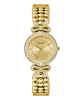 Guess Women's Analog Gold Tone Stainless Steel Watch, 30 mm