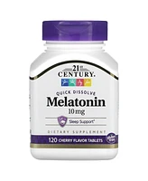 21st Century Quick Dissolve Melatonin Cherry 10 mg