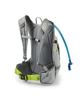 High Sierra Hydrahike 2.0 16L Hydration Water Backpack for Hiking, Gray & Green