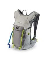 High Sierra Hydrahike 2.0 16L Hydration Water Backpack for Hiking, Gray & Green