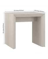 Hudson & Canal 22" Oswin Wide Rectangular Side Table