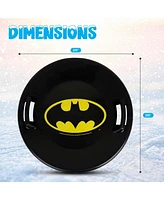 Slippery Racer Downhill Pro Round Batman Plastic Saucer Disc Snow Sled (2 Pack