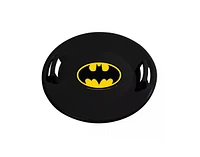 Slippery Racer Downhill Pro Round Batman & Superman Saucer Disc Snow Sled Set