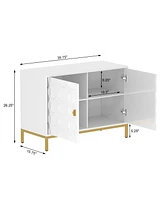 Boyel Living Freestanding Storage Cabinet -Door Accent