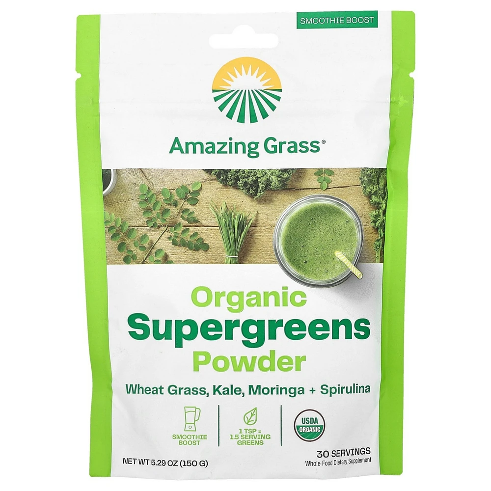 Amazing Grass Organic Supergreens Powder