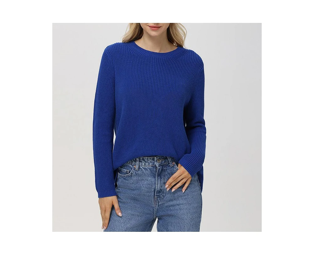 525 Women's Emma Crewneck Shaker Sweater