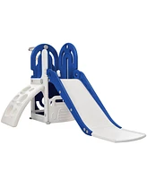 Slickblue 4-in-1 Toddler Climber Slide Set Fun Safe Play Equipment for Young Children