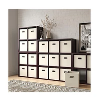 John Louis Home Solid Wood 4 Tall Cube Organizer