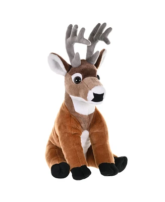 Wild Republic Cuddlekins White Tail Buck Stuffed Animal, 12 Inches
