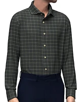 Stretch Cotton/Cashmere Plaid