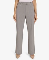 Calvin Klein Women's Pinstripe Straight-Leg Pants