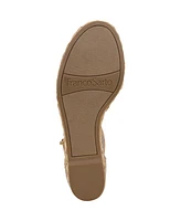 Franco Sarto Women's Clemens Raffia Espadrille Wedge Sandals